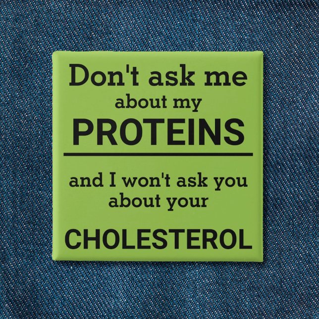 Bóton Quadrado 5.08cm Vegan - não me pergunte sobre minha diversão prote (Criador carregado)