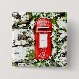 BÓTON QUADRADO 5.08CM VELHA INGLATERRA