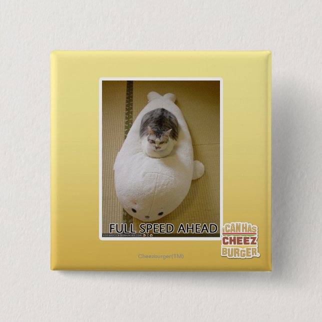 Bóton Quadrado 5.08cm Velocidade máxima adiante (Frente)