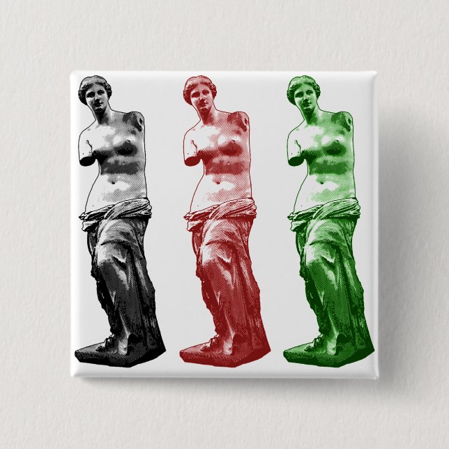 BÓTON QUADRADO 5.08CM VENUS (Frente)