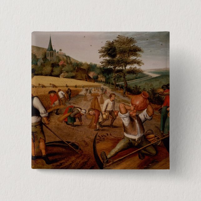 Bóton Quadrado 5.08cm Verão (Frente)