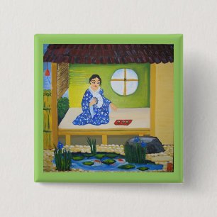 Bóton Quadrado 5.08cm Verão