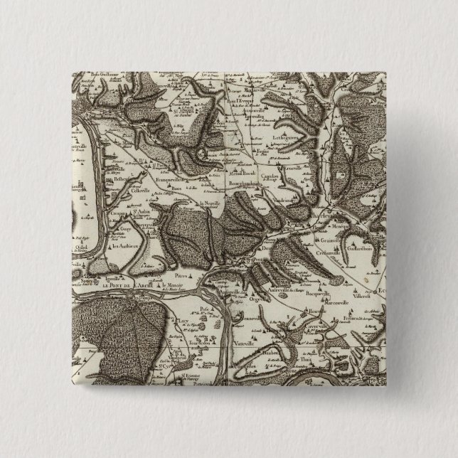 Bóton Quadrado 5.08cm Via (Frente)