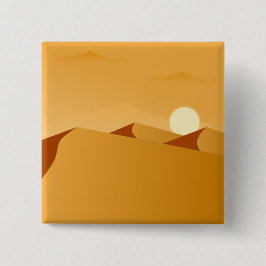 Bóton Quadrado 5.08cm Viagem ao Deserto do Egito