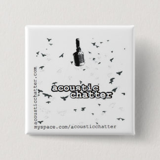 Bóton Quadrado 5.08cm Vibração acústica quadrada