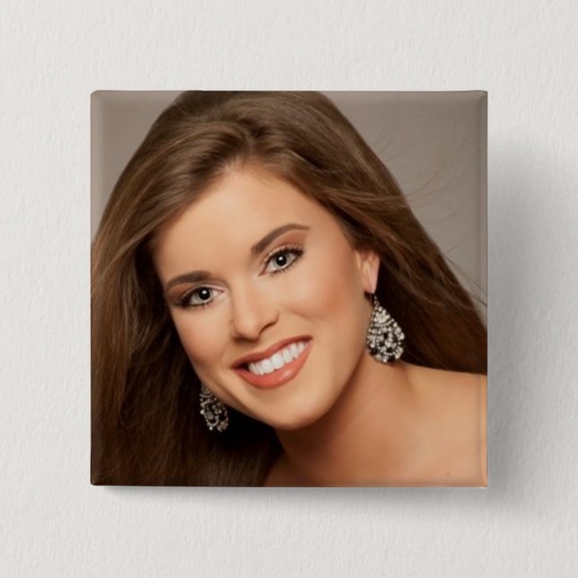 Bóton Quadrado 5.08cm Victoria (Frente)