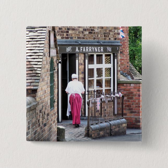 BÓTON QUADRADO 5.08CM VICTORIAN ENGLAND (Frente)