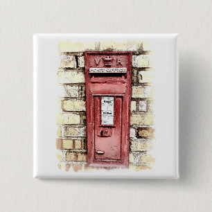 BÓTON QUADRADO 5.08CM VICTORIAN ENGLAND