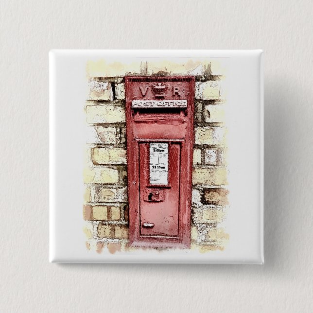 BÓTON QUADRADO 5.08CM VICTORIAN ENGLAND (Frente)