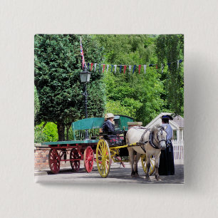 BÓTON QUADRADO 5.08CM VICTORIAN ENGLAND