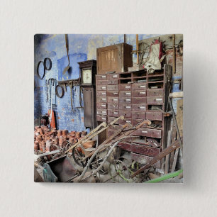 BÓTON QUADRADO 5.08CM VICTORIAN ENGLAND