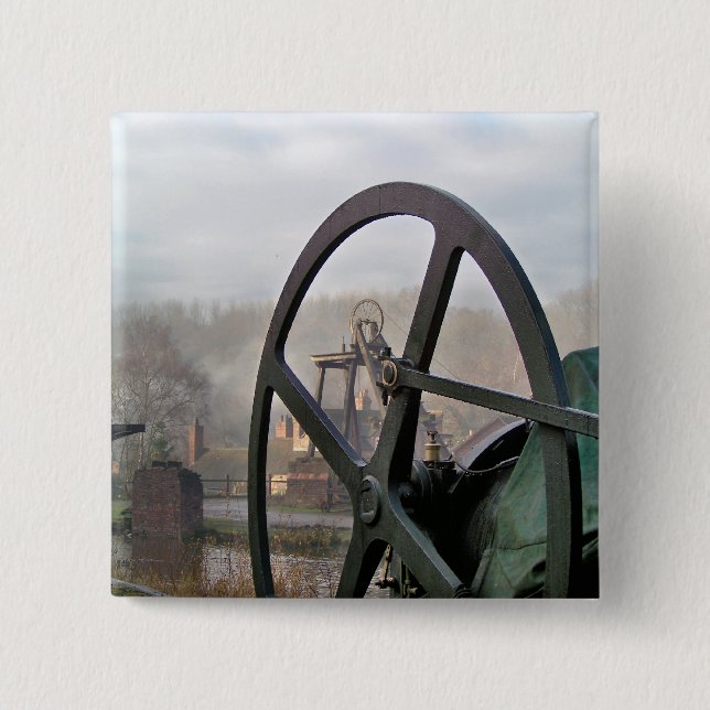 BÓTON QUADRADO 5.08CM VICTORIAN ENGLAND (Frente)