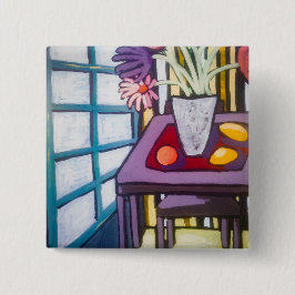 Bóton Quadrado 5.08cm Vida estática nº 2