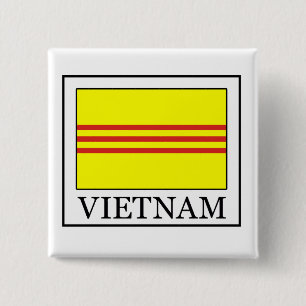 Bóton Quadrado 5.08cm Vietnam button