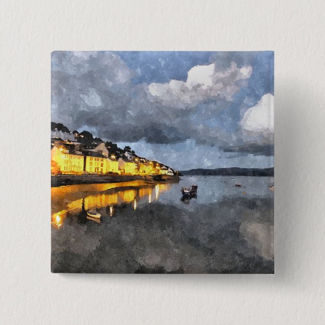 BÓTON QUADRADO 5.08CM VIEWS OF WALES (Frente)