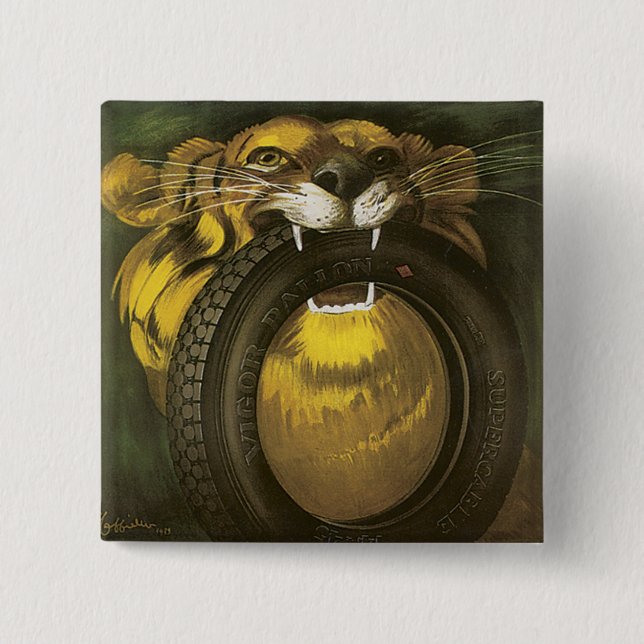 Bóton Quadrado 5.08cm Vigor (Frente)