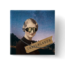 Vintage Woman Trailblazer Kitsch Alterou Art