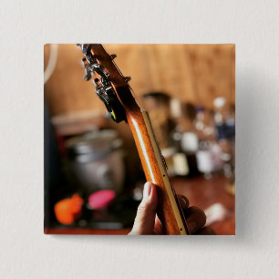 Bóton Quadrado 5.08cm Violão acústico bonito