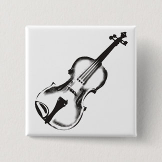 Bóton Quadrado 5.08cm Violino ou violino "desenho "