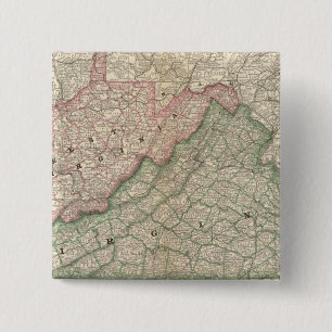 Bóton Quadrado 5.08cm Virginia e West Virginia 2