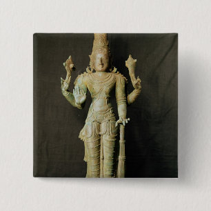 Bóton Quadrado 5.08cm Vishnu, Chola atrasado