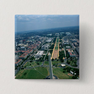 Bóton Quadrado 5.08cm Vista aérea da alameda nacional