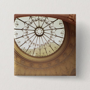 Bóton Quadrado 5.08cm Vista da cúpula, c.1773-7