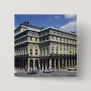 Bóton Quadrado 5.08cm Vista da fachada do teatro Francais