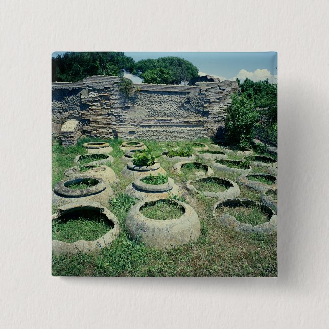 Bóton Quadrado 5.08cm Vista das lojas (Frente)