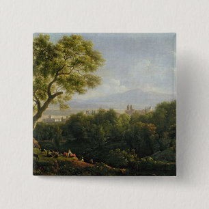 Bóton Quadrado 5.08cm Vista de Frascati