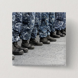 Bóton Quadrado 5.08cm Vista de seção baixa dos marinheiros