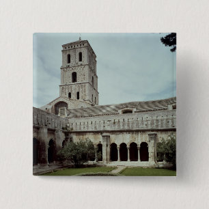 Bóton Quadrado 5.08cm Vista do claustro