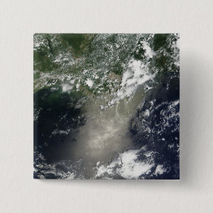 Bóton Quadrado 5.08cm Vistas por satélite de listras e fitas de óleo