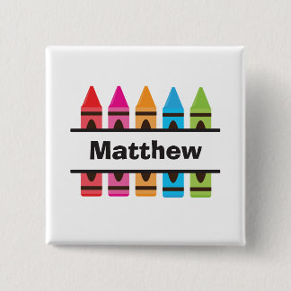 Bóton Quadrado 5.08cm Voltar ao botão da escola