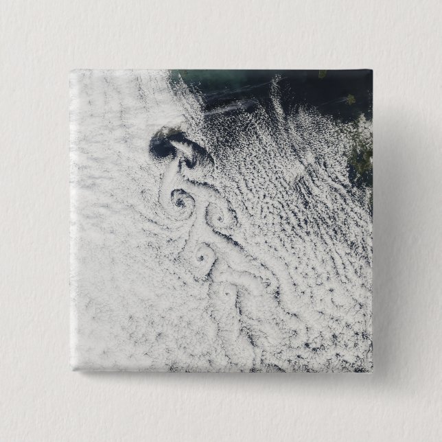 Bóton Quadrado 5.08cm Von Karmann em vórtices (Frente)