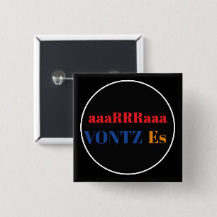 Bóton Quadrado 5.08cm Vontz É Botão