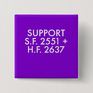 Bóton Quadrado 5.08cm Votem pela Arte!