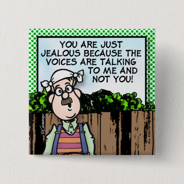 Bóton Quadrado 5.08cm Vozes (Frente)