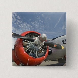 Bóton Quadrado 5.08cm WA, Arlington, Arlington Fly-in, Segunda Guerra Mu