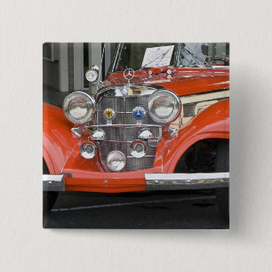 Bóton Quadrado 5.08cm WA, Seattle, automóvel alemão clássico. 2