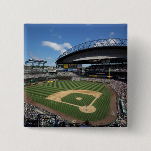 Bóton Quadrado 5.08cm WA, Seattle, Safeco Field, beisebol Mariners