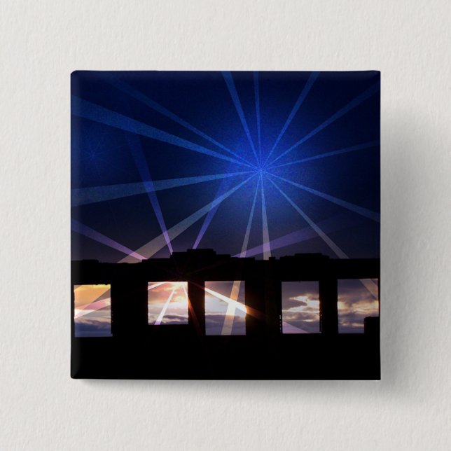 BÓTON QUADRADO 5.08CM WARTIME GHOSTS WALES UK (Frente)