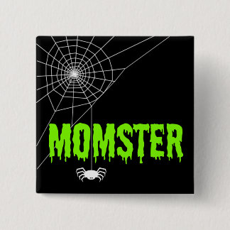 Bóton Quadrado 5.08cm Web do Spider de Fonte de Drivers de Verde limão d