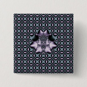 Bóton Quadrado 5.08cm Web Roxo