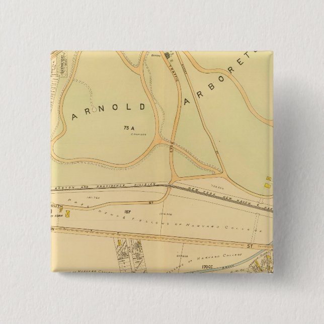 Bóton Quadrado 5.08cm West Roxbury, Massachusetts 4 (Frente)