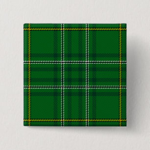 Bóton Quadrado 5.08cm Wexford County Irish Tartan
