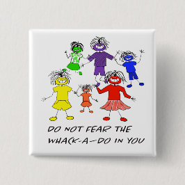 Bóton Quadrado 5.08cm Whack-A-Do