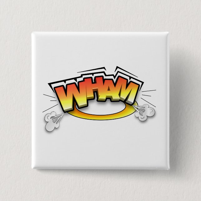 Bóton Quadrado 5.08cm Wham (Frente)