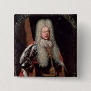 Bóton Quadrado 5.08cm Wilhelm Ernst, duque de Saxony