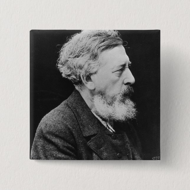 Bóton Quadrado 5.08cm Wilhelm Liebknecht (Frente)